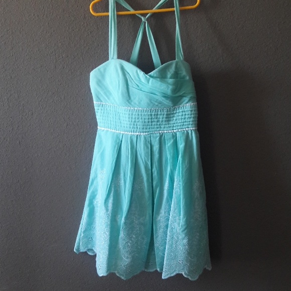 Teal Tea Dress - Picture 2 of 7